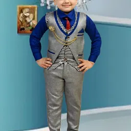 Go Berry Boys Shirt with Trousers-image-93
