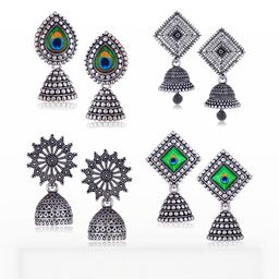 DIVASTRI Silver-Plated Alloy Earrings-83