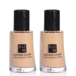 ELLE 18 Set Of 2 Lasting Glow Foundation 27ml Each - Pearl 01-24
