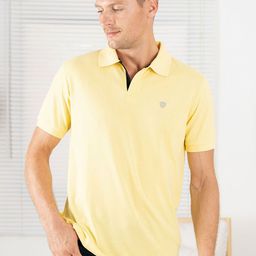 Lux Cozi Polo Collar Short Sleeves T-shirt-image-54