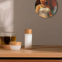 THE QUIRKY HOME A Touch of Glamour White & Brown Printed Ceramic Wall Plate-image-71