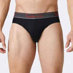 Van Heusen Men Pure Black Solid Colour Fresh Ultra Soft Brief IHILBR1PBL20001-image-99