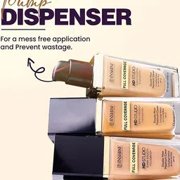 Inshine Full Coverage HD Studio Super Smooth Foundation - 50 ml - 803 image 3