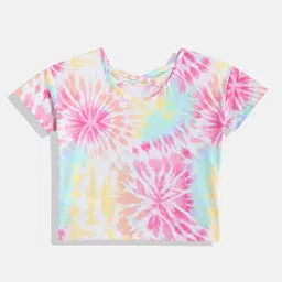 THE CHILDREN'S PLACE Girls Tie and Dye Printed T-shirt-picture-36