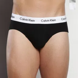 Calvin Klein Pack Of 3 Brand Logo Detail Basic Briefs P4-U2661998-54