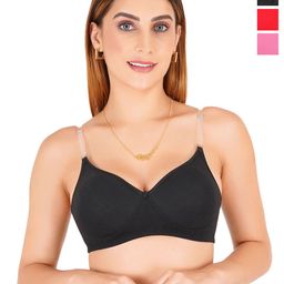 Liigne Pack Of 3 Full Coverage Lightly Padded T-shirt Bra-picture-35