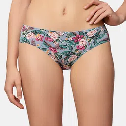 Triumph Women Floral Printed Mid-Rise Seamless Hipster Briefs-picture-17