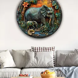 OLIVE TREE Green Colored Wooden Wall Hanging-image-92