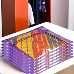 Kuber Industries Purple Set of 6 Regular Multi-Utility Organisers-39