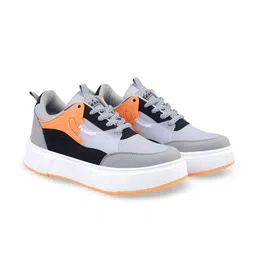 KRAASA Men GlideX Chunky Height Increasing Suede Sneakers-picture-37
