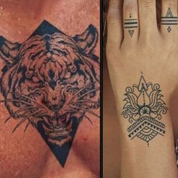 LICK Set Of 2 100% Plant-Based Realistic Semi Temporary Body Tattoos-77
