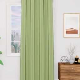 Myntra Elegant Homes Meh Collection green 2 Pieces Black Out Door Curtain-image-11