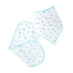 The White Cradle Infants Printed Bibs & Burp Cloth-58
