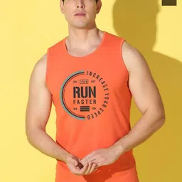 WOOSTRO Pack Of 2 Printed Combo Cotton Innerwear VestsVWS26(RUN ORANGE)(RUN OLIVE)-image-22