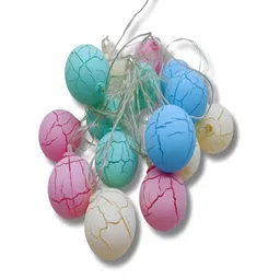 KAVYARA Blue & Yellow Ball Shape String Lights image 2