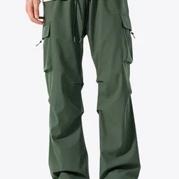 StyleCast x Revolte Men Relaxed Fit Mid-Rise Cargos Trousers-picture-36