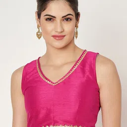 studio rasa Embellished Sheen Crop Top-picture-25