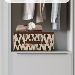 Kuber Industries White 12 Pieces Printed Multi-Utility Organisers image 1
