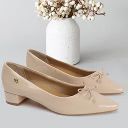 Carlton London Block Pumps with Bows-53