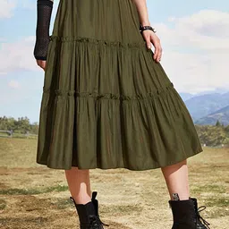 StyleCast Tiered Midi Skirt-image-62