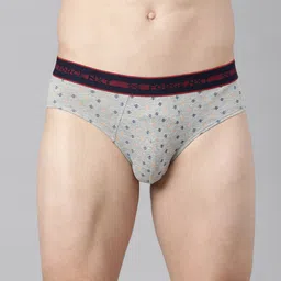 Force NXT Men Pack Of 2 Geometric Printed Assorted Basic Briefs MNFF-116-R3 image 4