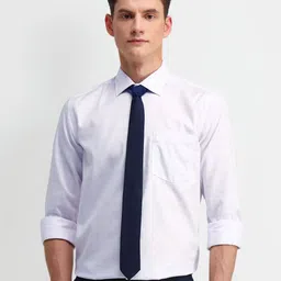 Arrow Men Manhattan Spread Collar Checked Cotton Slim Fit Formal Shirt-picture-1