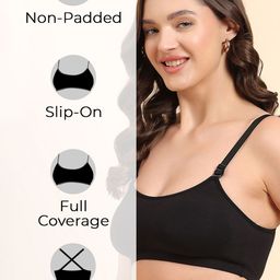 KOMLI Bralette Bra Full Coverage image 4
