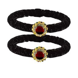 Vidhya Kangan Black Brass Bangles-image-13