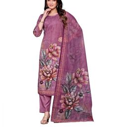 PARVOTSAV Pink Cotton Blend Kurta Sets-image-99