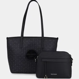 Mini west london Printed PU Structured Tote Bag image 5