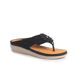 FAUSTO Women Woven Design Orthopedic Cushioned Wedge Sandals With Western - Embellished-picture-2