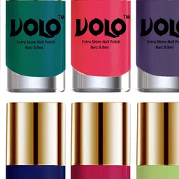 volo Set of 8 High-Shine Long Lasting Non Toxic Professional-9ml Each-Combo No.33 image 2