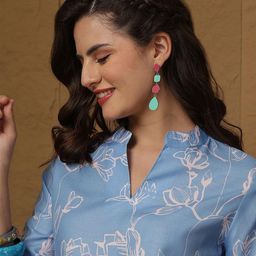 Anouk Rustic Floral Printed Kurti-image-66