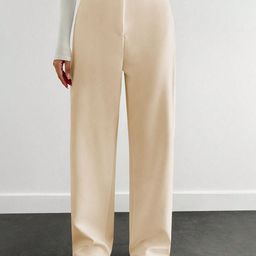 BAESD Women Relaxed Straight Leg High-Rise Trousers-picture-0