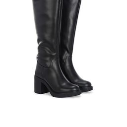 Delize Women Casual Block-Heeled Chelsea Knee Boots-image-9