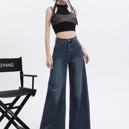 StyleCast Women Comfort Wide Leg High-Rise Light Fade Stretchable Jeans-image-46