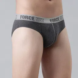 Force NXT Men Pack Of 2 Assorted Cotton Basic Briefs image 2