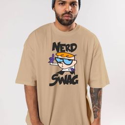 FLYIND VOGUE OUTFIT Men Dexter Bio Finish Graphic Printed Cotton Oversized T-shirt-image-6