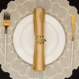 Dakshya Industries 2Pc Self Design Table Placemats-30