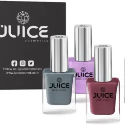 | 3 NAIL POLISH COMBO 09 (PERIWINKLE BLUE-81/DUSTY CORAL-102/THUNDER SKY-252)& 1 NAIL POLISH REMOVER | WATERPROOF & LONG LASTING-36