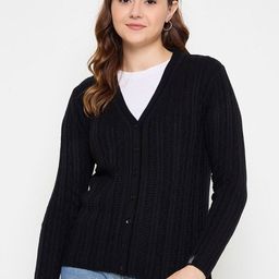 CREATIVE LINE Women Woollen Cardigan-image-55