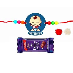 VR Creatives Wraparound Rakhi with Chocolate and Roli Pooja Tika Set-picture-34