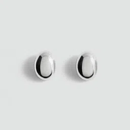 MANGO Oval Shaped Drop Earrings-48