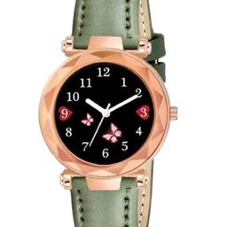 Miss Perfect Women Embellished Dial & Leather Straps Analogue Watch Cvv156-picture-28