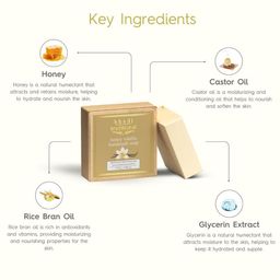 Khadi Traditional Set Of 2 Honey Vanilla & Oudh Soap- 110 g Each image 3