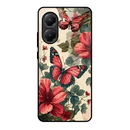 QRIOH Floral Printed Poco X7 Pro 5G Mobile Back Case Cover-image-70
