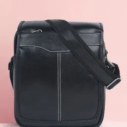 SPOTIC Men Textured Crossbody Sling Bag-13