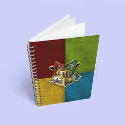 rinkon Harry Potter House Crest Notebook Combo Bookmarks Badge Stickers 160 Pages A5 Notebook Unrulled 160 Pages image 4