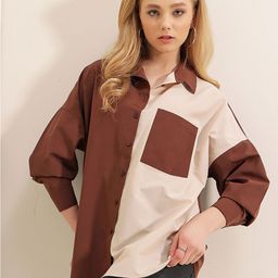 BIGDART Women Spread Collar Solid Casual Shirt-image-21