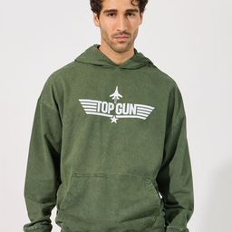 Styli Typography Printed Pure Cotton Hooded Oversized Pullover-picture-11